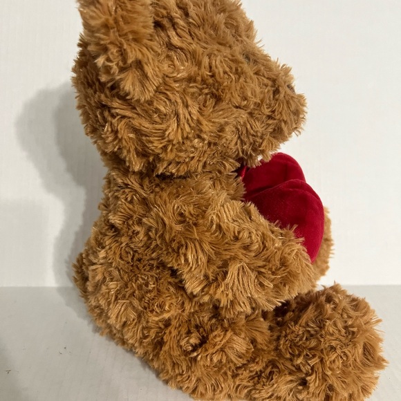 Hug Fun Brown Teddy Bear with Red Heart - Picture 3 of 7